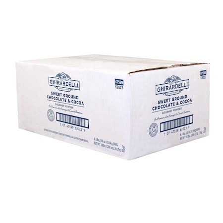 Ghirardelli Ghirardelli Sweet Ground Chocolate Cocoa Can 3lbs, PK6 62023